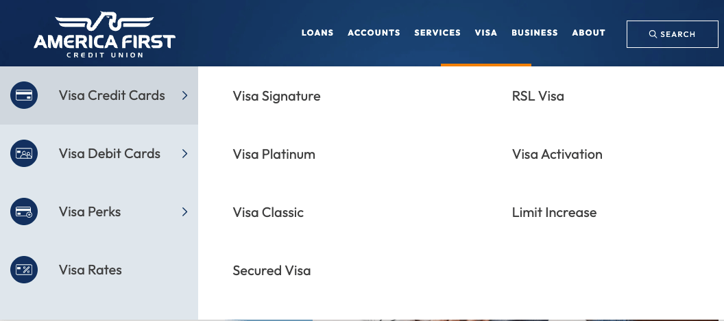 America First Credit Union credit cards