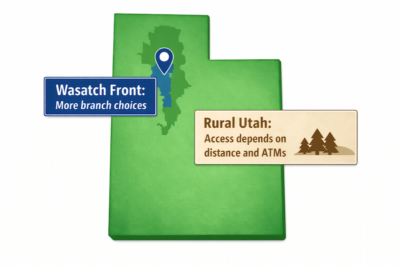 Bank vs Credit Union in Utah access