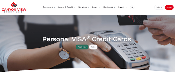 Canyon View Credit Union credit cards