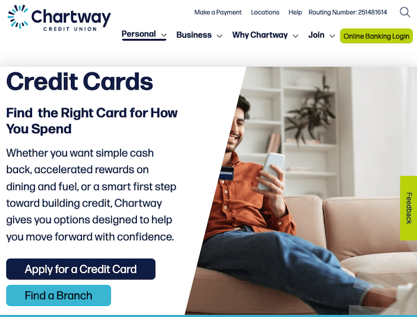 Chartway Credit Cards