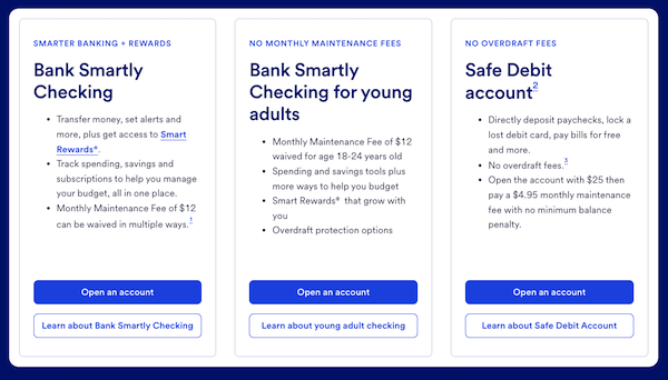 U.S. Bank checking accounts