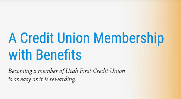 Utah First Credit Union membership