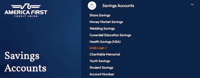 America First Credit Union offers several savings account option