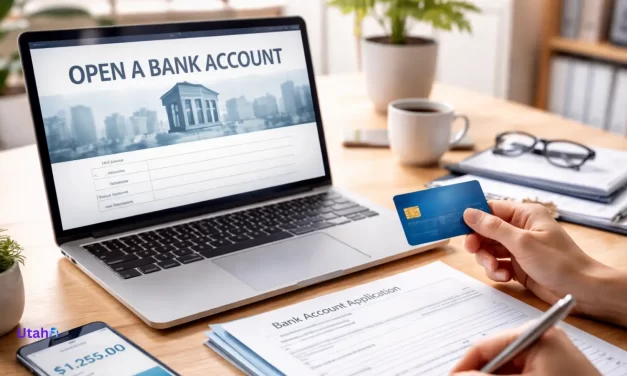 How to Open a Bank Account in Utah: Step-by-Step Guide