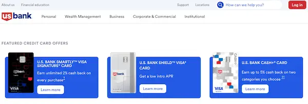 U.S. Bank credit cards image