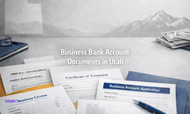 What Documents You Need to Open a Business Bank Account in Utah