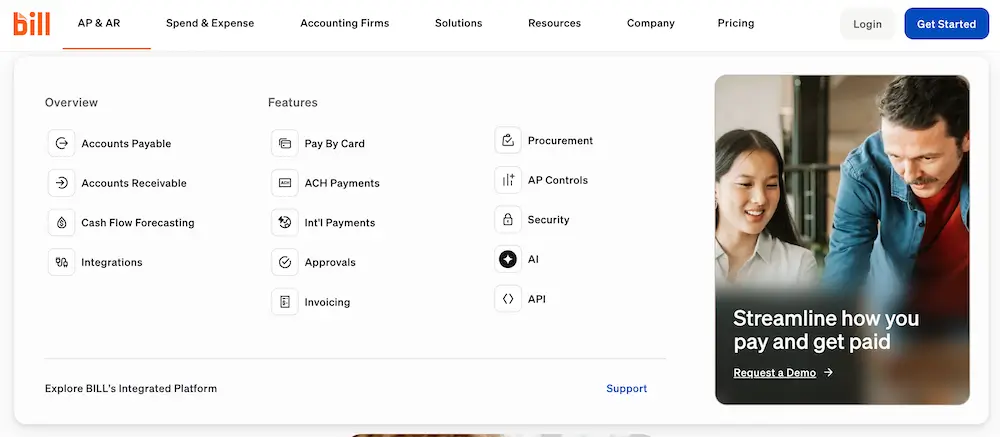 Bill products and services