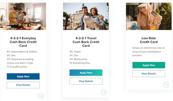 Utah Community Credit Union Visa credit cards and cash back rewards