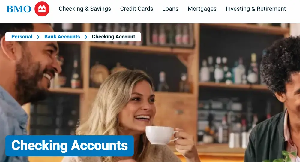 BMO Bank Checking Accounts