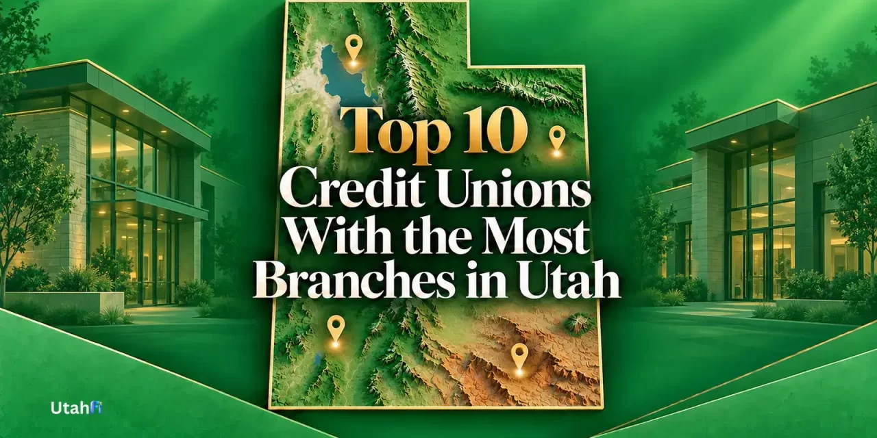 Top 10 Credit Unions With the Most Branches in Utah